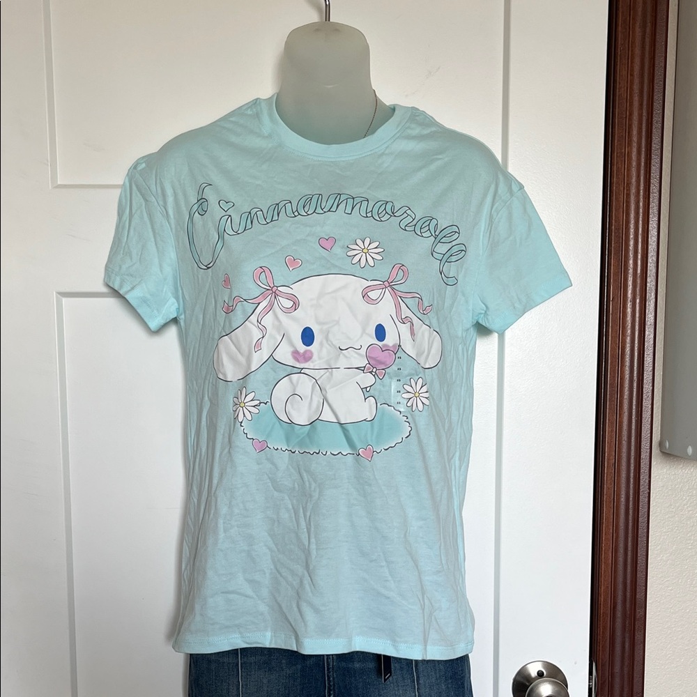 Hybrid Apparel Light Blue Cinnamoroll Kids Tee